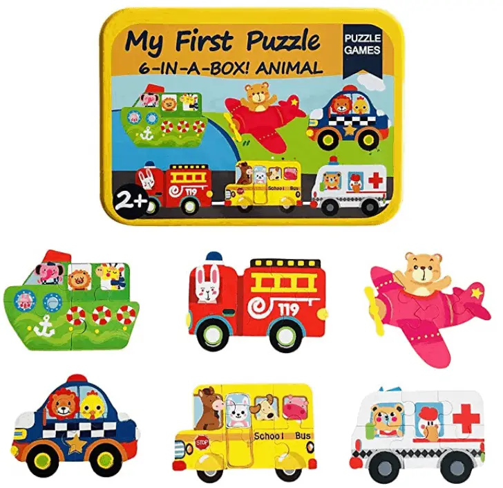 Travel Sized Puzzle Set for Toddlers
