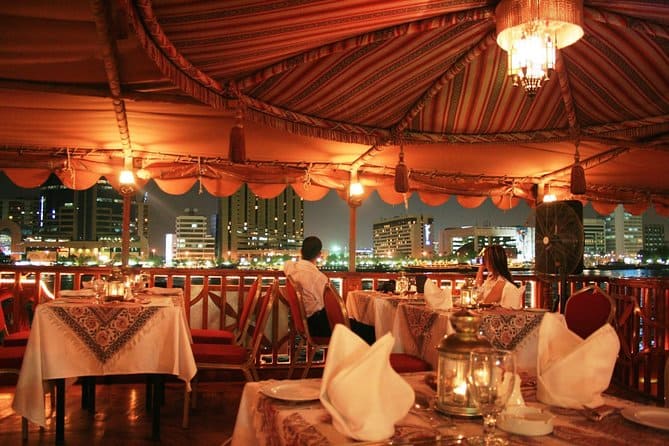 Romantic Restaurants in Dubai | Dhow Dinner Cruise