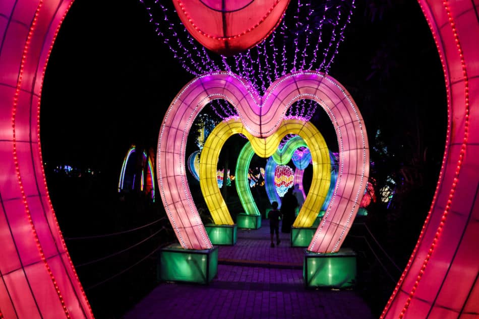 Things to do at Dubai Garden Glow - Heart Tunnel | The Vacation Builder
