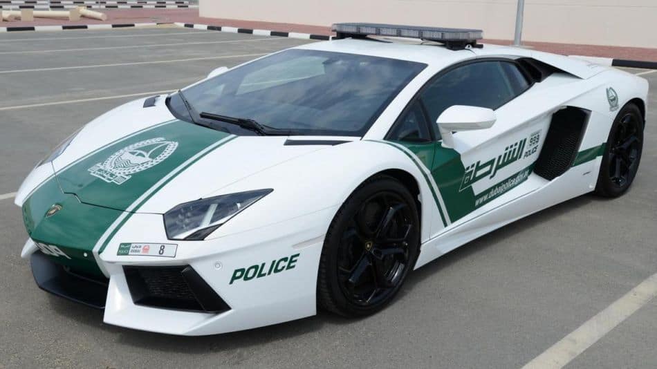 Police Cars in Dubai | Photos Price & Speed! - Lamborghini Aventador | The Vacation Builder