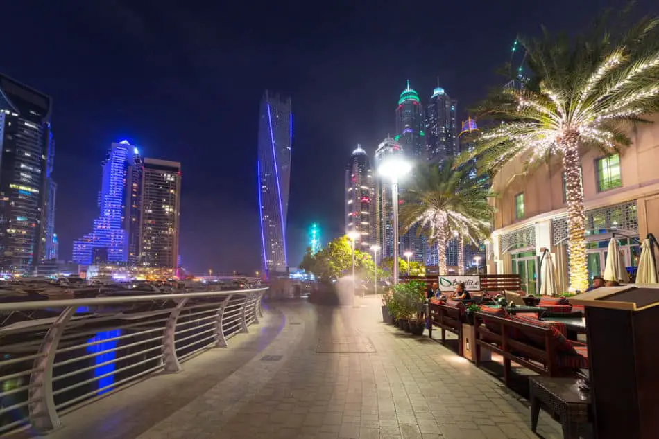 Things to do Near Emirates Hills - Dubai Marina Walk | The Vacation Builder