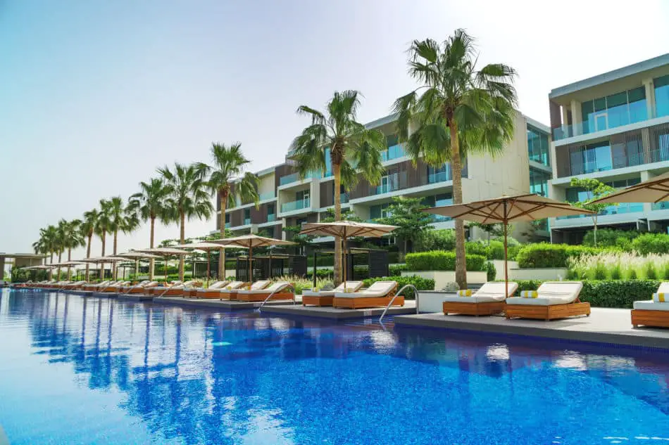 Al Zorah Beach - Hotels Nearby - Infinity Pool at The Oberoi | The Vacation Builder