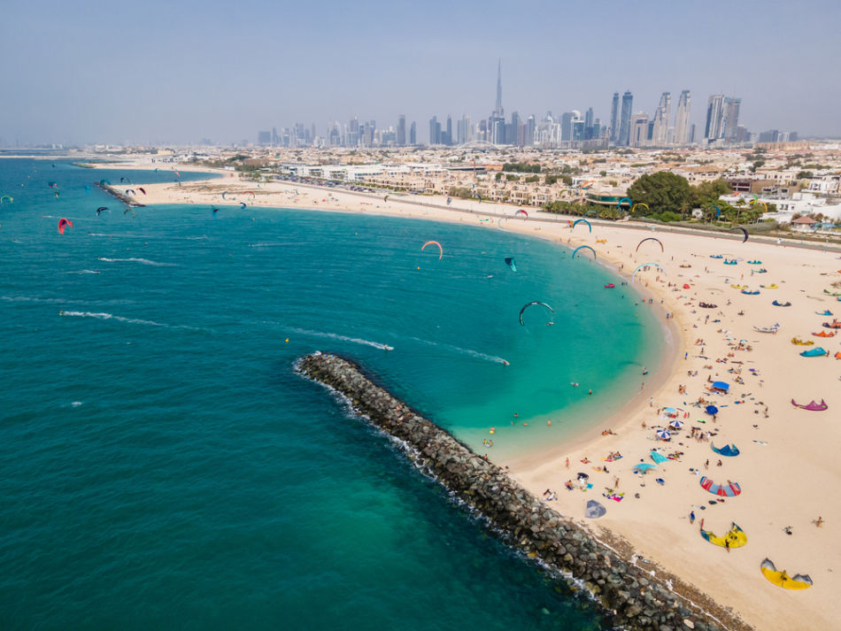 Is it Safe to Swim in the Sea in Dubai - Kite Beach | The Vacation Builder