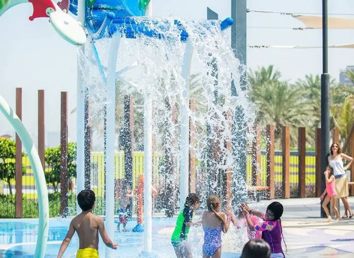 Our Favourite Things to Do with Kids at JBR | Splash Pad JBR | The Vacation Builder