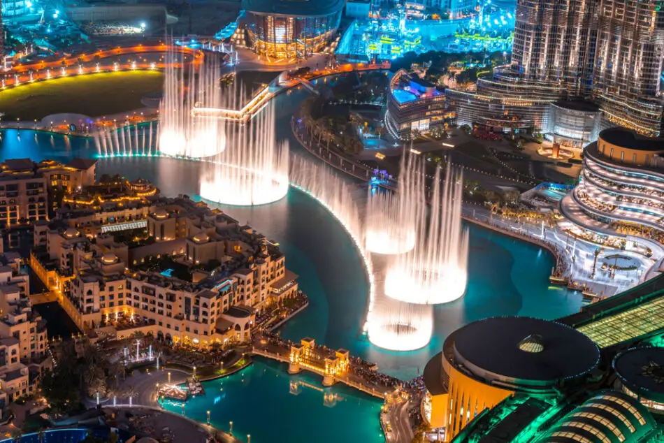 Best 10 Illuminated Places to Visit in Dubai After Dark | Dubai Fountain | The Vacation Builder